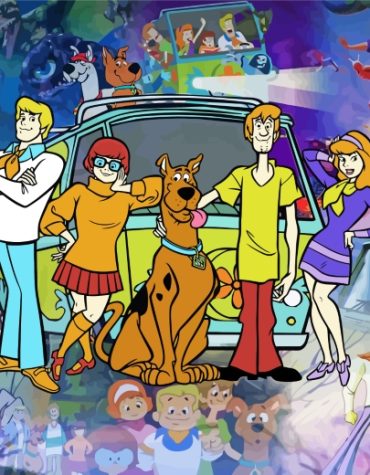 Scooby Doo Cartoon Magic Paint By Numbers