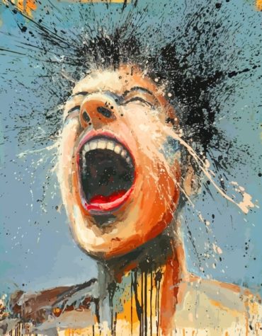 Screaming Faces Paint By Numbers