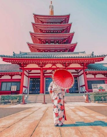 Senso Ji Temple Tokyo Paint By Numbers