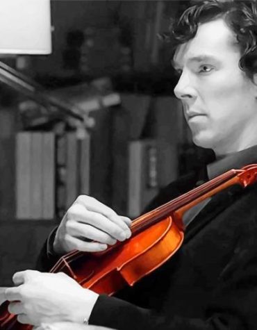 Sherlock Holmes Violin Masterpiece Paint By Numbers