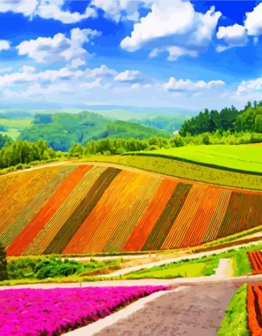 Hokkaido Colors Asia Paint By Numbers