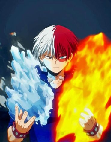 Shoto Todoroki Anime Paint By Numbers