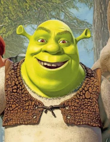 Shrek and Fiona Cartoon Paint By Numbers