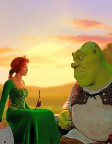 Shrek and Fiona Cartoon Paint By Numbers