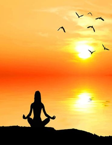 Peaceful Meditation Sunset Paint By Numbers