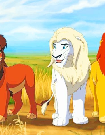 Simba Kimba Kovu Lion Paint By Numbers