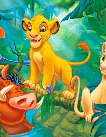 The Lion King Characters Paint By Numbers