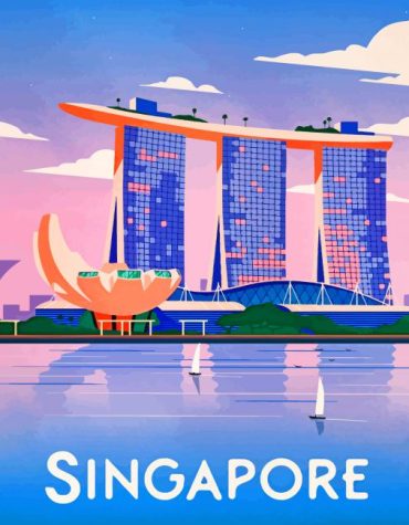 Singapore Asia Art Paint By Numbers