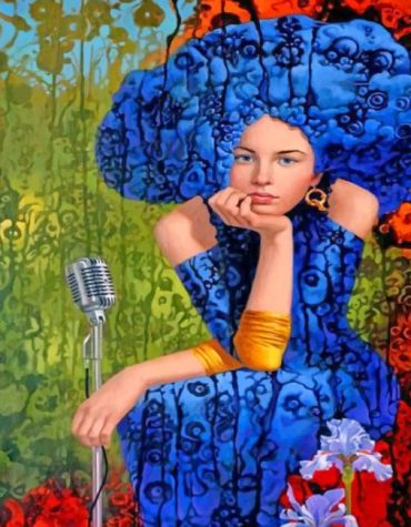 Bored Singer Women Paint By Numbers