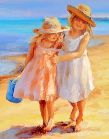 Sisters Beach Fun Paint By Numbers