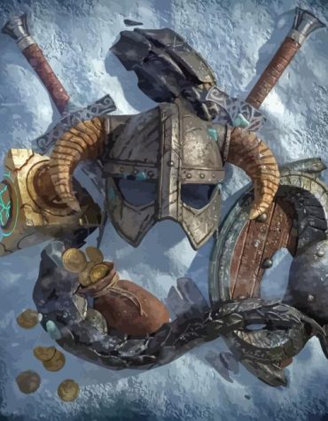 Skyrim Adventure Paint By Numbers