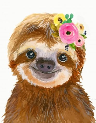 Sloth Animal Lovers Paint By Numbers