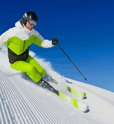 Ski Adventure Paint By Numbers