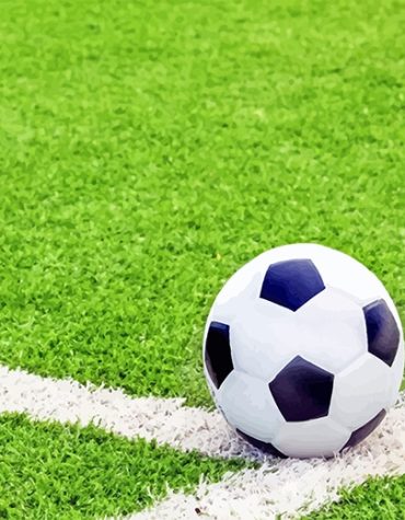 Green Soccer Ball Paint By Numbers