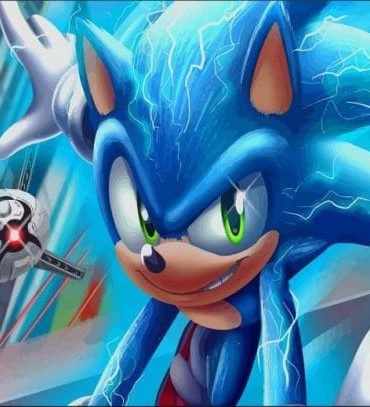 Sonic The Hedgehog Cartoon Paint By Numbers