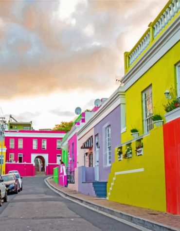 Colorful Bo Kaap Exploring Paint By Numbers