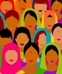 Indian Woman Artistry Paint By Numbers