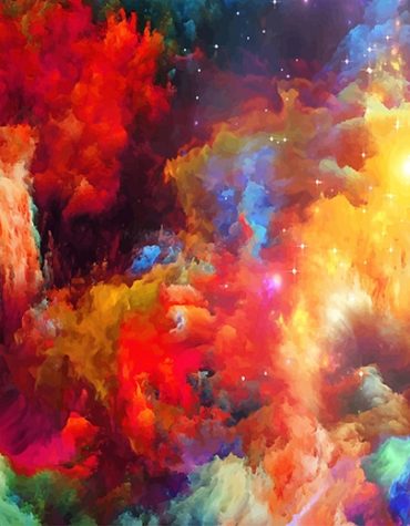 Colorful Nebula Universe Paint By Numbers