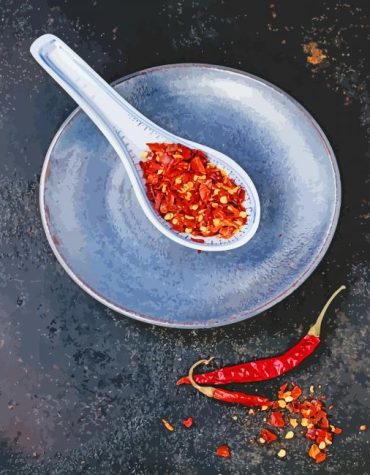 Spicy Condiment Creations Paint By Numbers