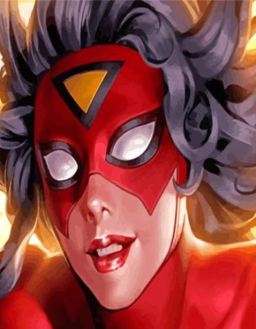 Spider Woman Animated Paint By Numbers