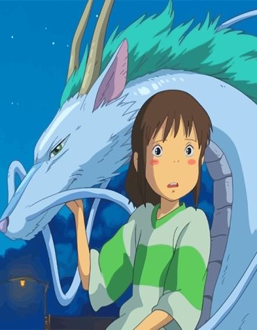 Chihiro Spirited Away Paint By Numbers