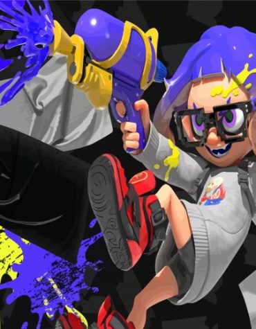 Splatoon Video Game Paint By Numbers