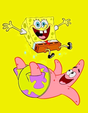 SpongeBob and Patrick Cartoon Paint By Numbers