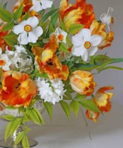 Spring Daffodils Bloom Painting By Numbers