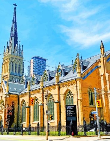 St Michaels Cathedral Toronto Landmark Paint By Numbers