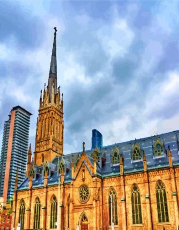 Saint Michael Basilica Paris Paint By Numbers