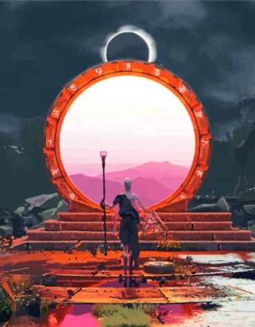 Majestic Stargate Portal Paint By Numbers