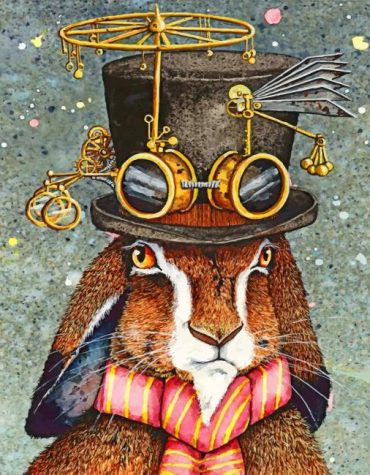 Steampunk Rabbit Animal Paint By Numbers