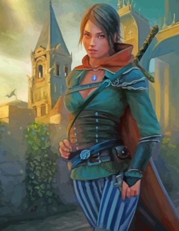 Aesthetic Steampunk Woman Paint By Numbers