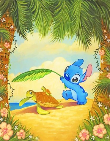 Disney Stitch Friends Paint By Numbers