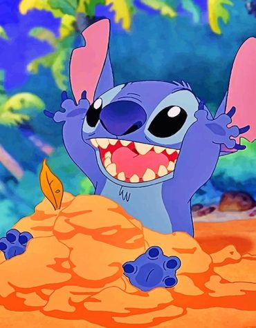 Stitch Disney Cartoon Paint By Numbers