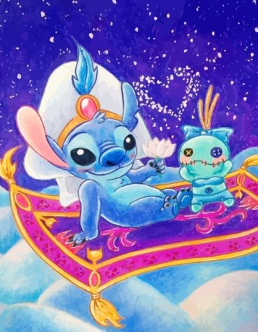 Cartoon Stitch Paint By Numbers