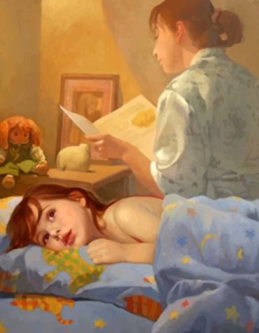 Mother and Daughters Bonding Paint By Numbers