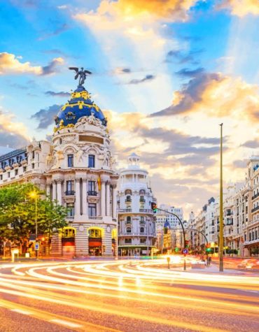 Streets of Madrid Paint By Numbers