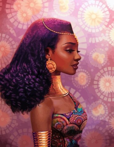 Elegant African Woman Paint By Numbers