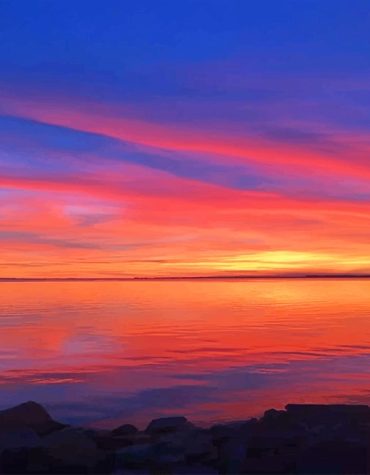 Beach Sunset Paint By Numbers