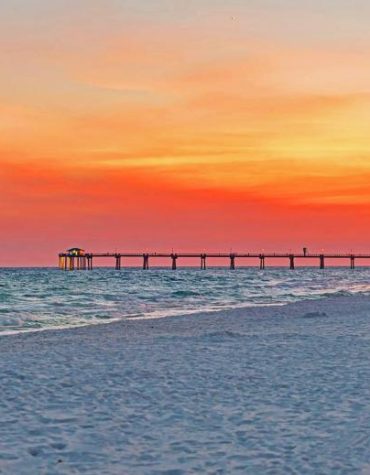 Walton Beach Sunset Seascape Paint By Numbers