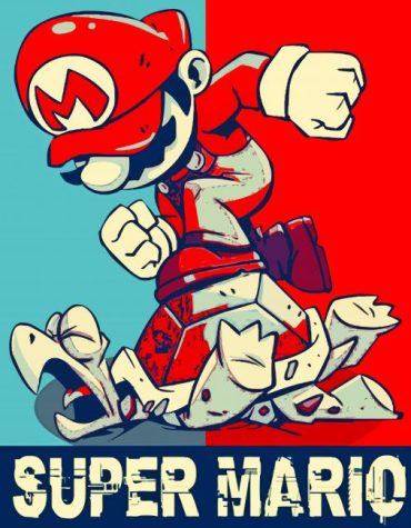 Super Mario Pop Art Paint By Numbers