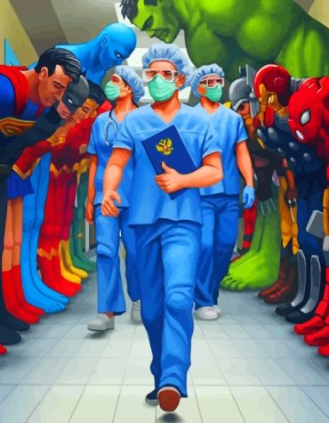 Heroes Salute Medical Workers Paint By Numbers