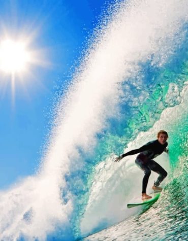 Wave Surfing Experience Paint By Numbers