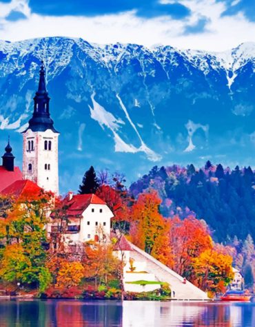 Scenic Sweden Seascape Paint By Numbers