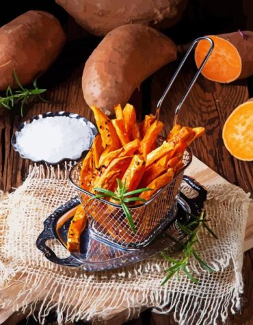 Savory French Fries Paint By Numbers