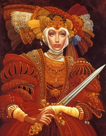 Warrior Woman Paint By Numbers