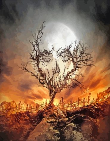 Tales of Halloween Horror Paint By Numbers