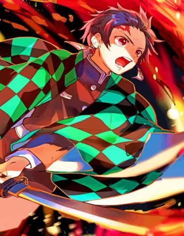 Tanjiro Kamado Anime Paint By Numbers