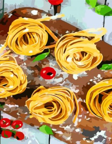 Tasty Italian Pasta Paint By Numbers